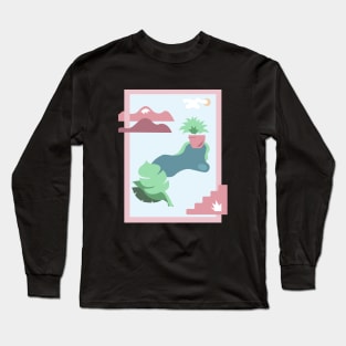 Garden Stairs Long Sleeve T-Shirt